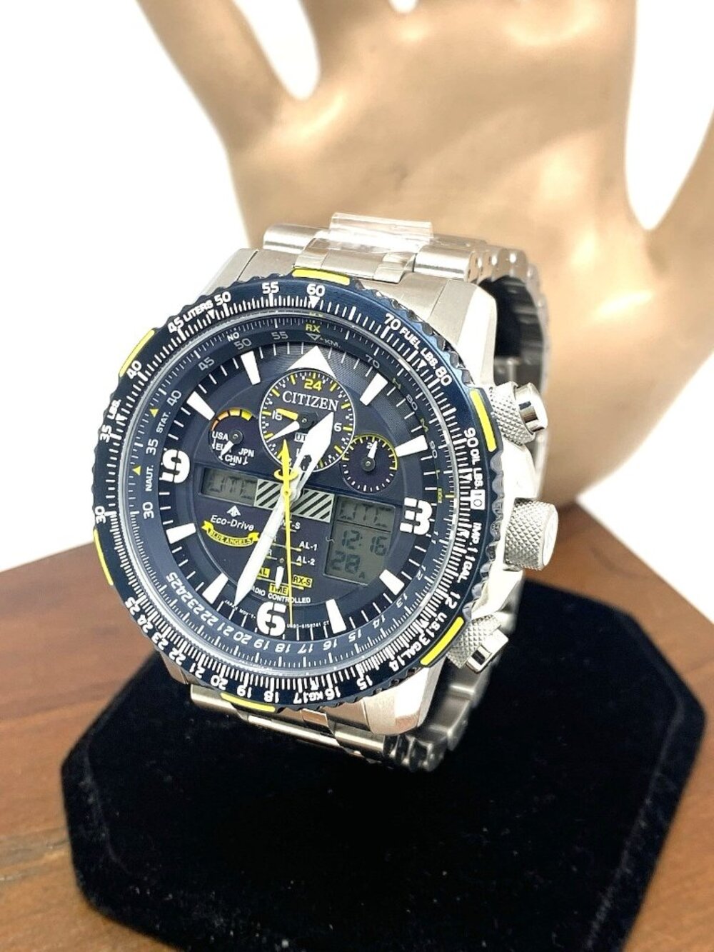 Citizen Men's Watch JY8078-52L Blue Angels Radio Controlled Eco Drive Steel 45mm